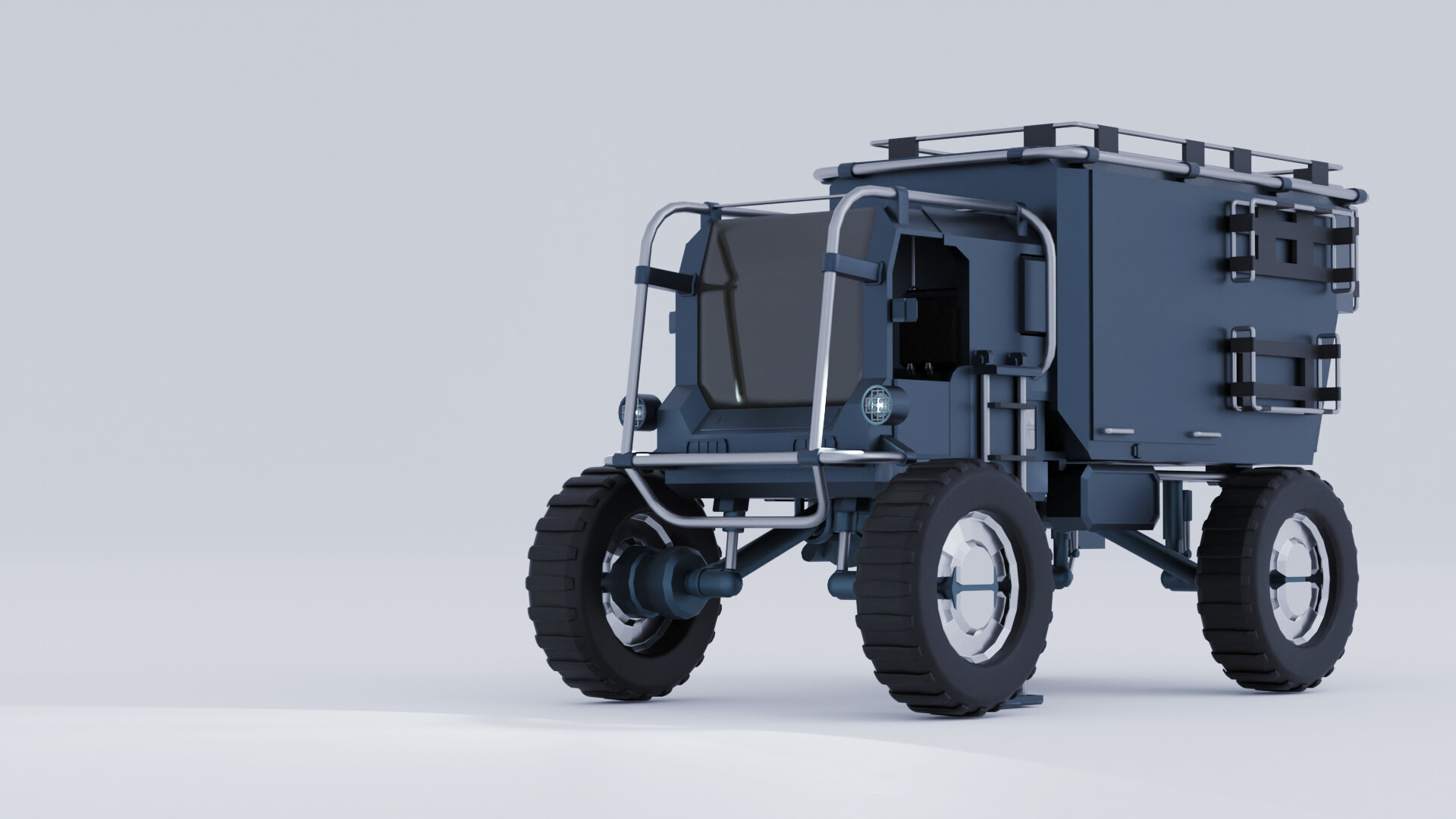 Concept Transport Truck — front three-quarter render